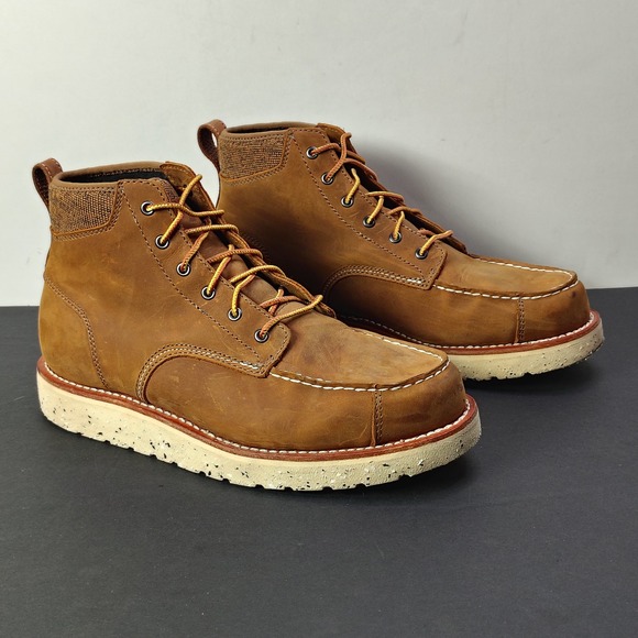 Irish Setter Other - Irish Setter Mens Moc Toe Boot 9.5 Brown Setter Fifty Leather Work Wedge 3918